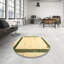 Tapis abstrait vert / beige Guarascio-759109031