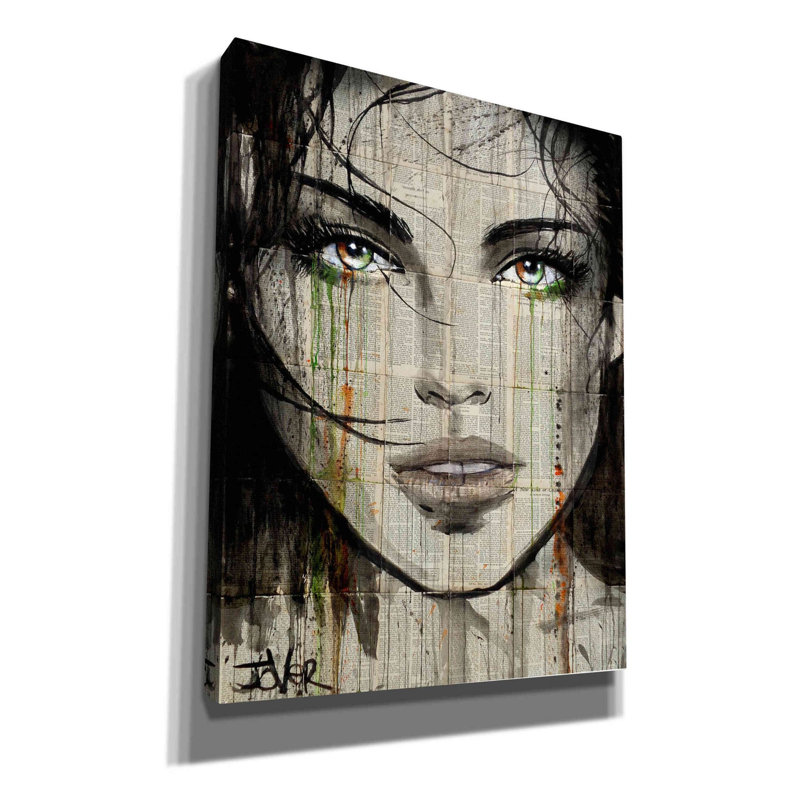 «Autre genre» par Loui Jover, art mural sur toile, H 34 po x l 26 po x P 1,25 po
