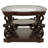 2-Shelf Glass Top Coffee Table