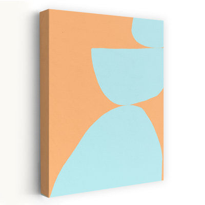 Soft Abstract Balance Abstract Modern Organic Wall Art Print