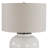Uttermost Jarret Glaze White Table Lamp