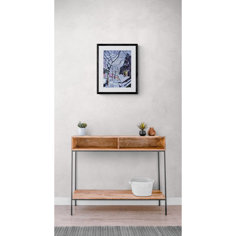 Morning Snow Print by Evan Sklar