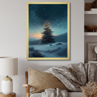 " Snowy Serenity Pinetree I "