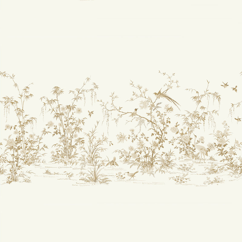 Ronald Redding 10.2' L x 176.75" W Wall Mural, Ivory/Brown