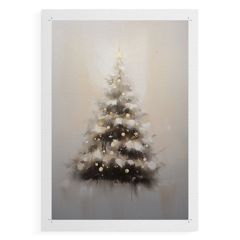Art des Fêtes de Noël - Série 2-CCDBXXVI - Impression sur toile seulement - NON-CADRE, H 18 po x l 12 po