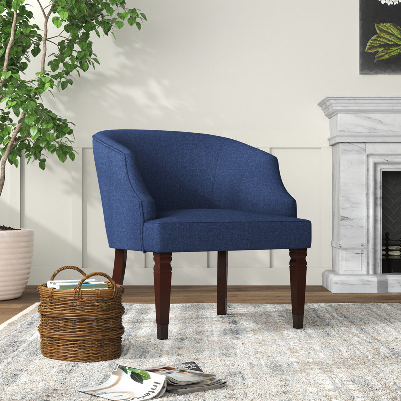 Fauteuil Arniaga, Velours bleu marine
