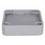 Abri de piscine flottant 10 pi x 10 pi avec plateau et sac de transport à la main SUNJoy - Structure en acier et aluminium, protection contre les rayons UV du soleil, hauteur réglable, tente flottante de qualité supérieure-112439968