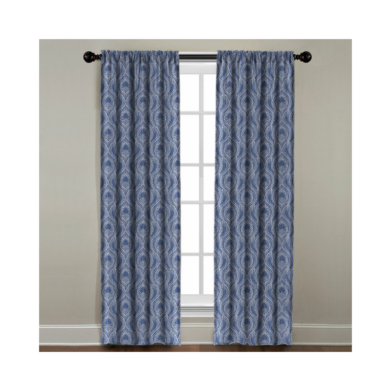 Room Darkening Curtain, 50" W x 120" L, Light Khaki Olive