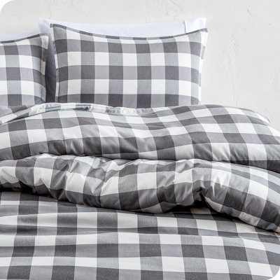 Bare Home Heathered Duvet Cover - Super Soft Collection - Lightweight, Soft Textured Bedding