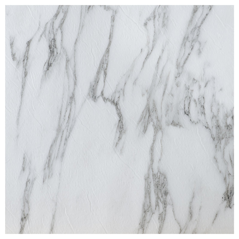 Carreau de vinyle de luxe simple 12 po x 12 po x 1,2 mm Losas Bianco Simple Elegance
