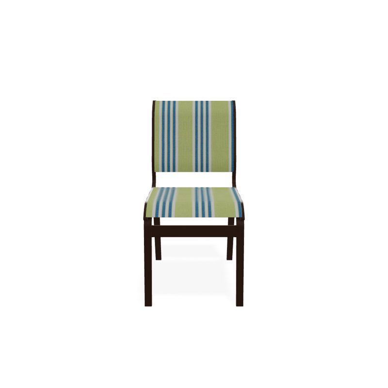Chaise d'appoint de salle à manger Hiraku, Kona texturé, Lime