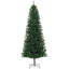 Grand sapin de Noël artificiel non éclairé avec branches réalistes