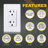 20 Tamper Resistant Duplex Outlet-50251997-50252561