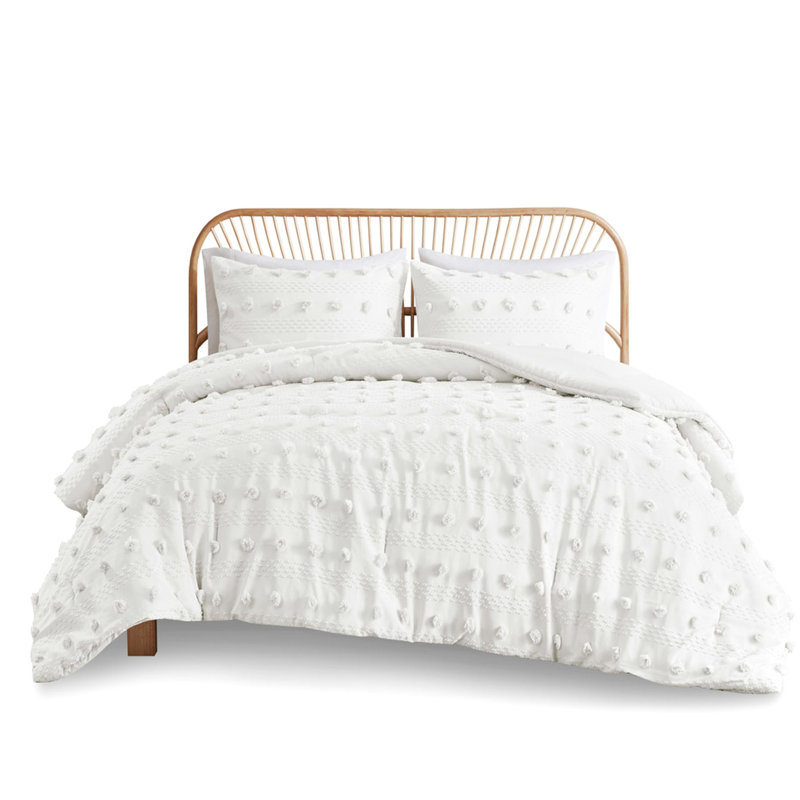 Comforter - Full/queen, Design Full/queen , , Tone, Filling, Full Comforter + 2 Standard Pillowcases, Ivory