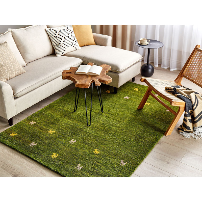 Felten Geometric Wool Hand Woven Area Rug, Rectangle 140 x 200cm