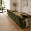 Canapé modulaire en velours surdimensionné Comfort-604043856