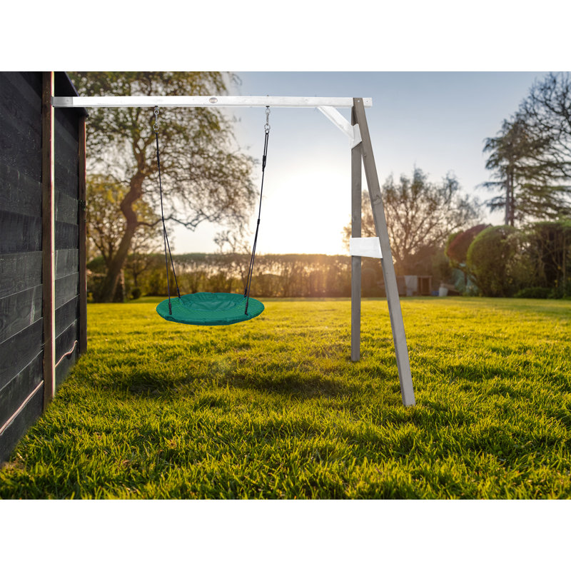 AXI Hemlock Swing Set with 1 Swing(s), Grey/White
