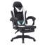 Radelldar Adjustable Reclining Ergonomic Faux Leather Swiveling PC & Racing Game Chair with Footrest-64975287-64975276