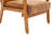 Accent Chairs Set of 2 with Side Table, Wood and Fabric Armchairs Side Chair-112092568