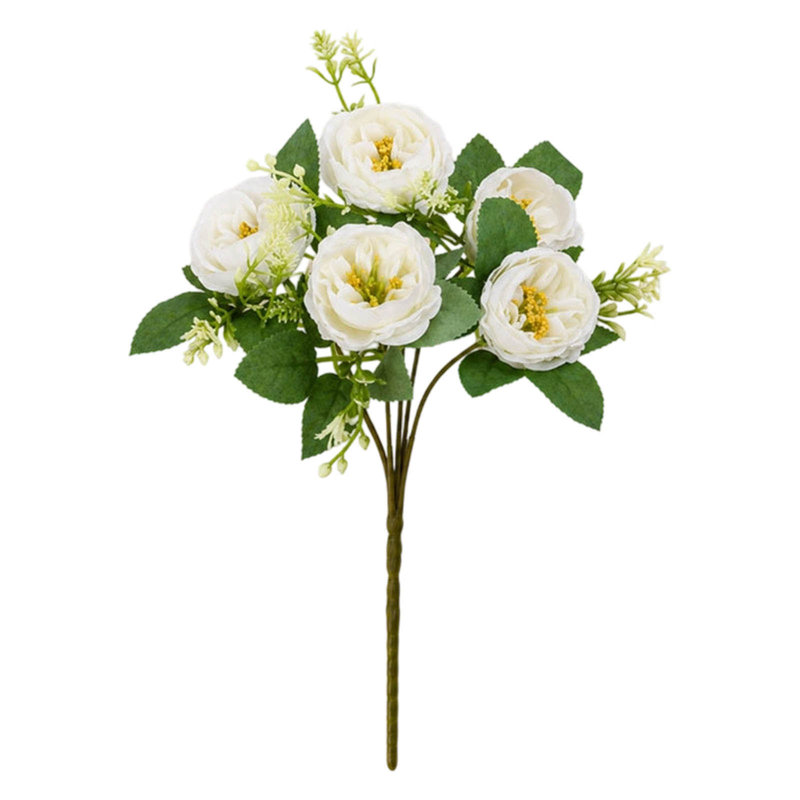 Fleur artificielle à longues tiges, décoration intérieure, mariage, camélia artificiel, rose artificielle, fleur en soie, fleur à main pour mariage