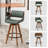 Omar Swivel Upholstered Modern Stool-1102983987-1093786447