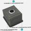 Évier de cuisine encastré 13 po - 13 po x 15 po x 9 po en acier inoxydable