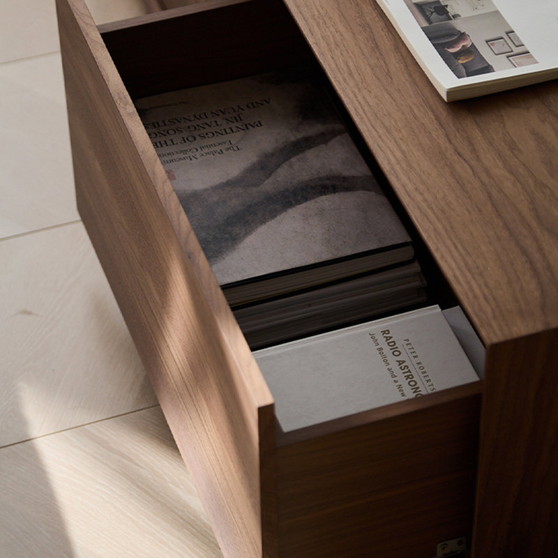 Light luxury simple coffee table, 15.7" H x 51.2" L x 27.6" W