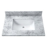 37'' W Single Marble Vanity Top