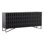 Montoya 84-Inch Reclaimed Pine And Iron 4-Door Sideboard In A Black Finish