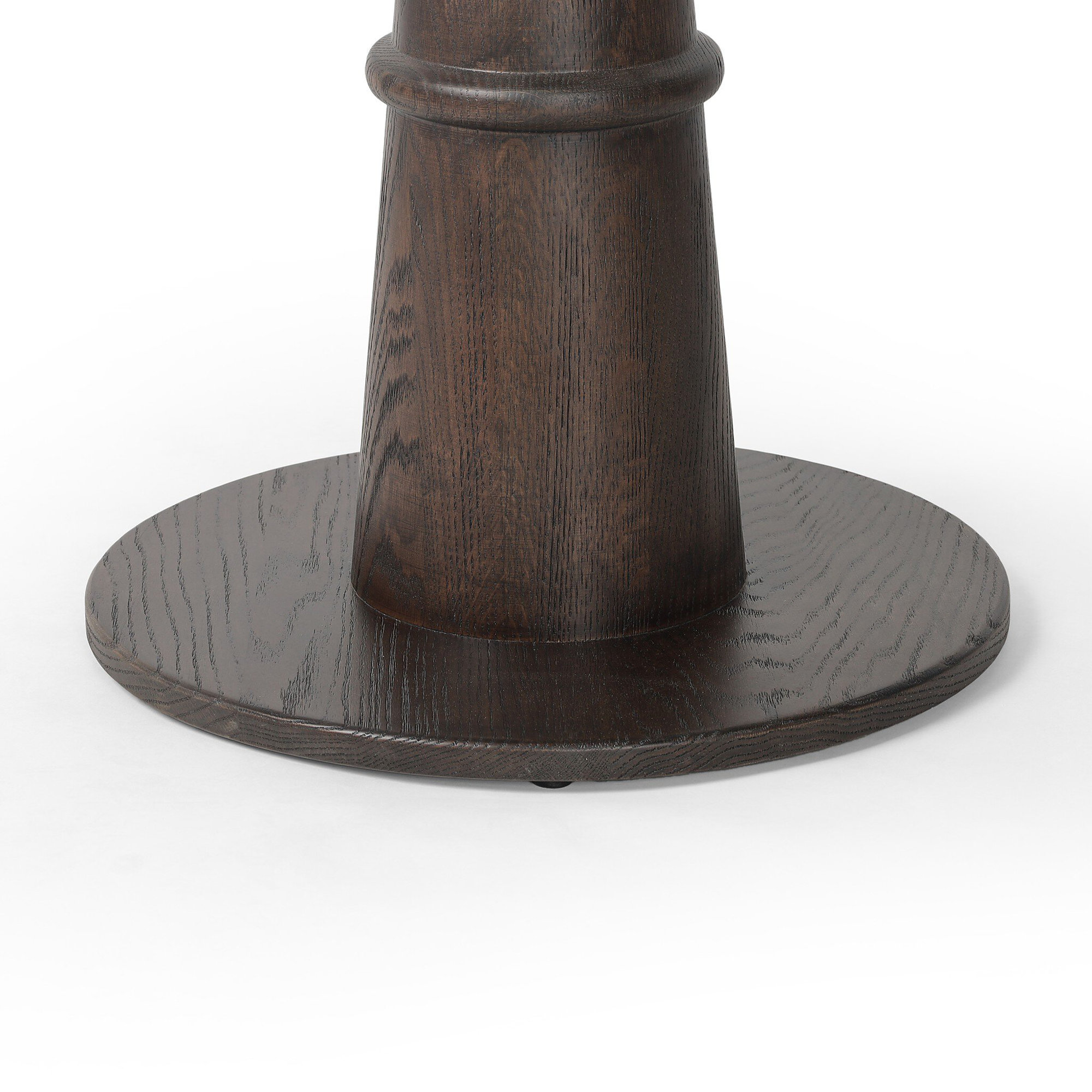 Beverly Round 32.00000'', 30" H x 32" L x 32" W, Brown Oak Veneer