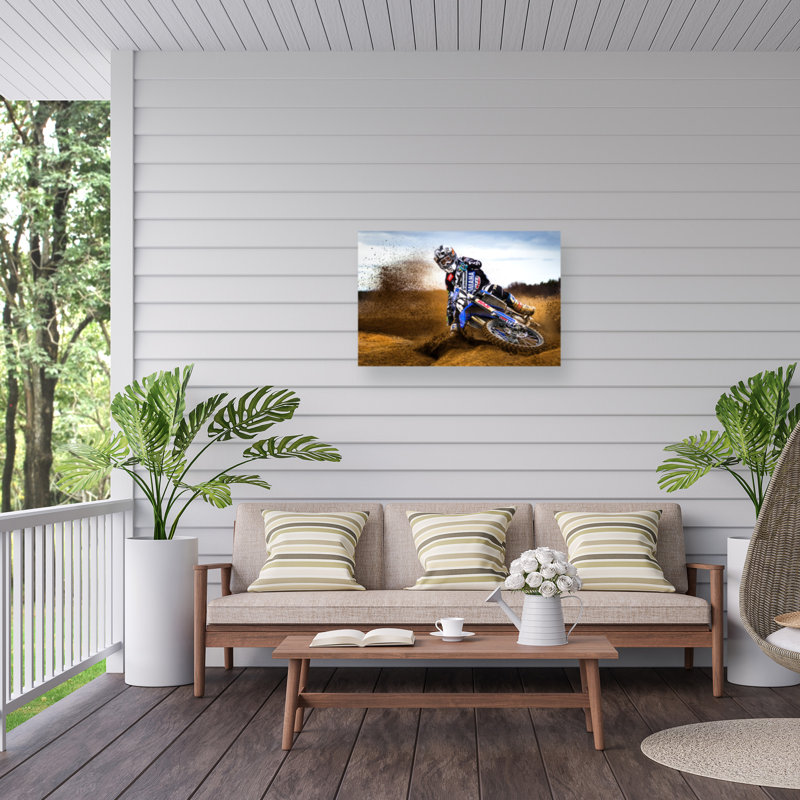 «Desert King» sur toile par Attila Szabo, H 30 po x l 47 po