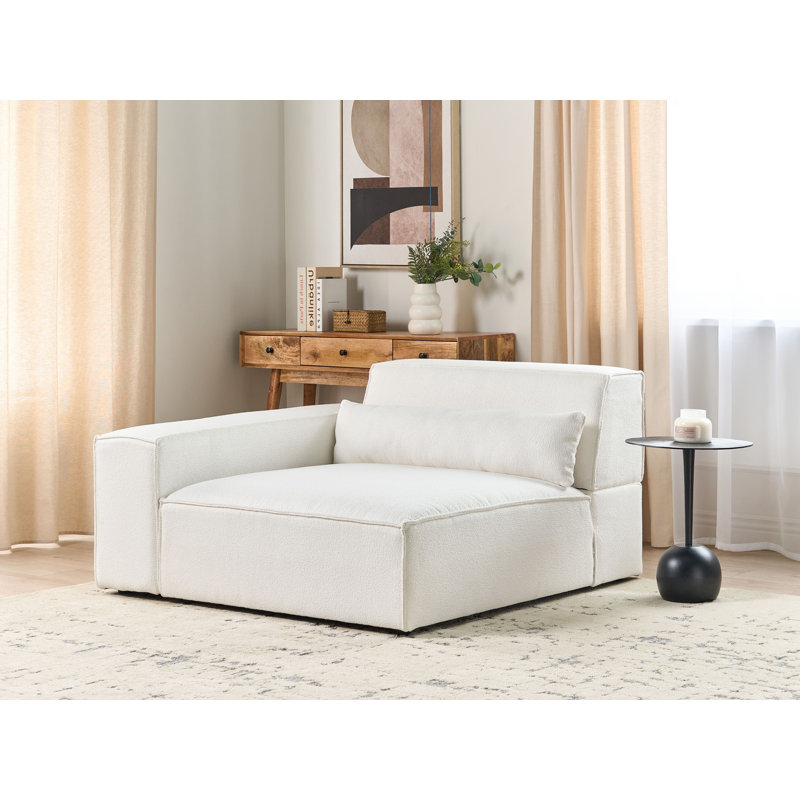Boleslovas Upholstered Accent Chair, White