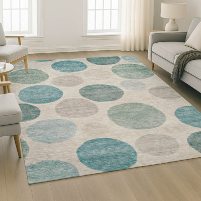Premium Machine Washable Mayfield Geometric Rug