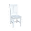 Chaise d'appoint en bois massif Evalyn-27430353