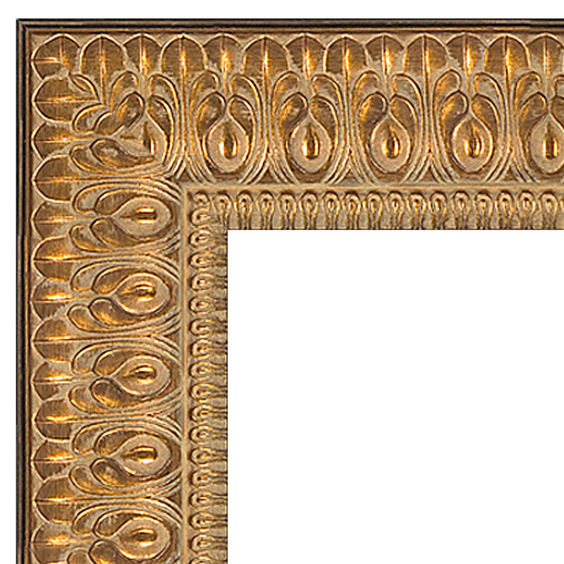 Antique Gold Framed Orientalist Canvas Painting, 28.5" x 20.5"