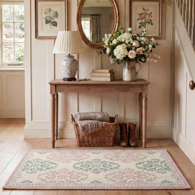 Laura Ashley Barnsley, Rectangulaire 3 pi x 5 pi, Rose