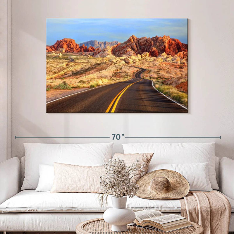 Mehar Highway In Valley Of Fire, H 32 po x l 48 po