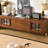 Retro Style Ash Wood TV Stand-1791254400