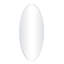 Miroir mural ovale en bois blanc avec cadre minimaliste-1181242468