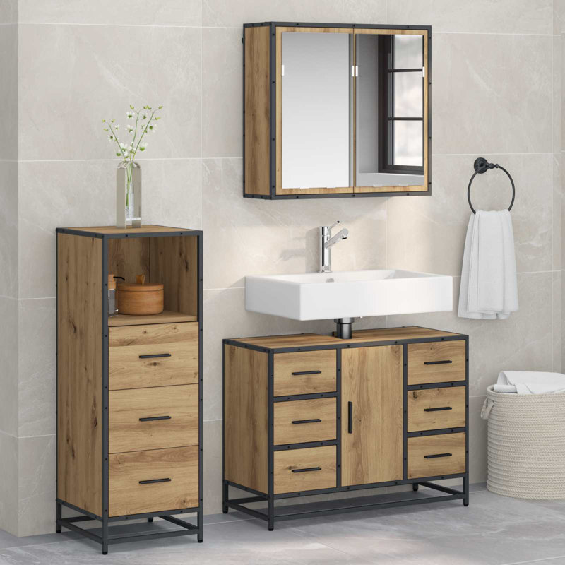 Vanity & Mirror Set