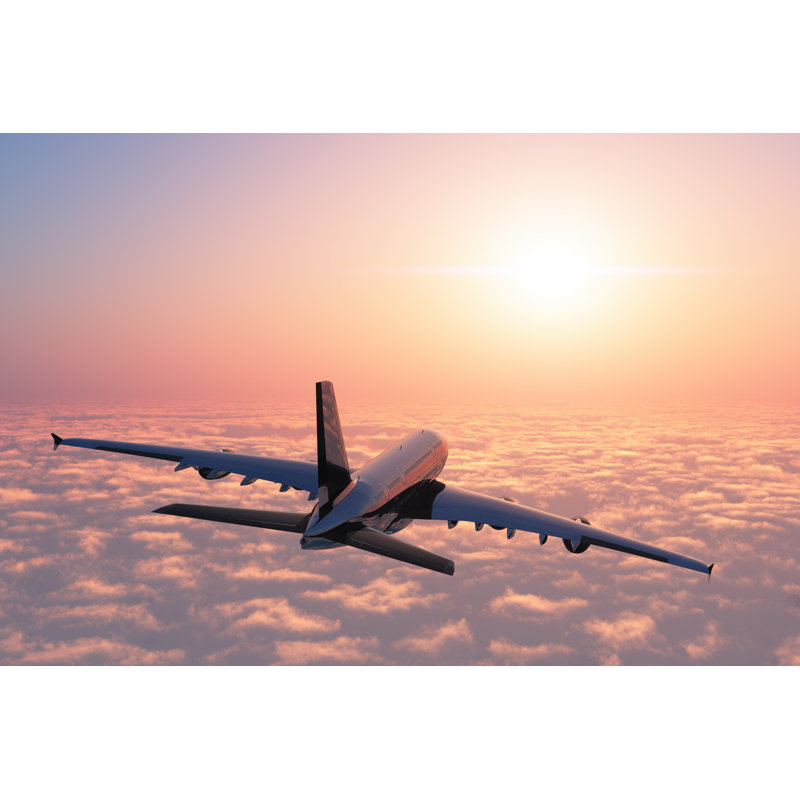 Hardesty Passenger Plane by 1971yes - Wrapped Canvas Print, 30cm H x 46cm W x 3.8cm D