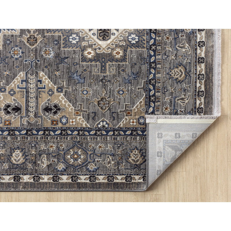 Tapis gris United Weavers Carllene Magi, Rectangle 12 pi 6 po x 15 pi