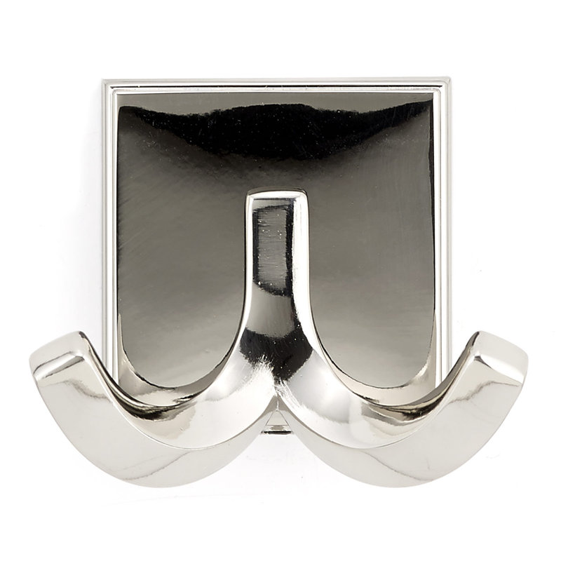 Transitional Metal Wall Hook, Nickel