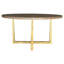 Caesar 60'' Iron Trestle Dining Table