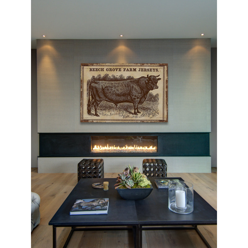 Cows Jerseys 2 - Wrapped Canvas Print, 30cm H x 45cm W x 3.81cm D