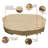 Paulding Water Resistant Patio Dining Set Cover with 3 Years