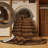 Machine Washable Horizontal Stripes Brown Area Rug-204740482