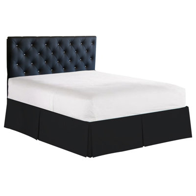 Jupe de lit sur mesure en microfibre à densité de tissage 1500