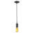 Natahsa 1 - Light Matte Black Single Pendant