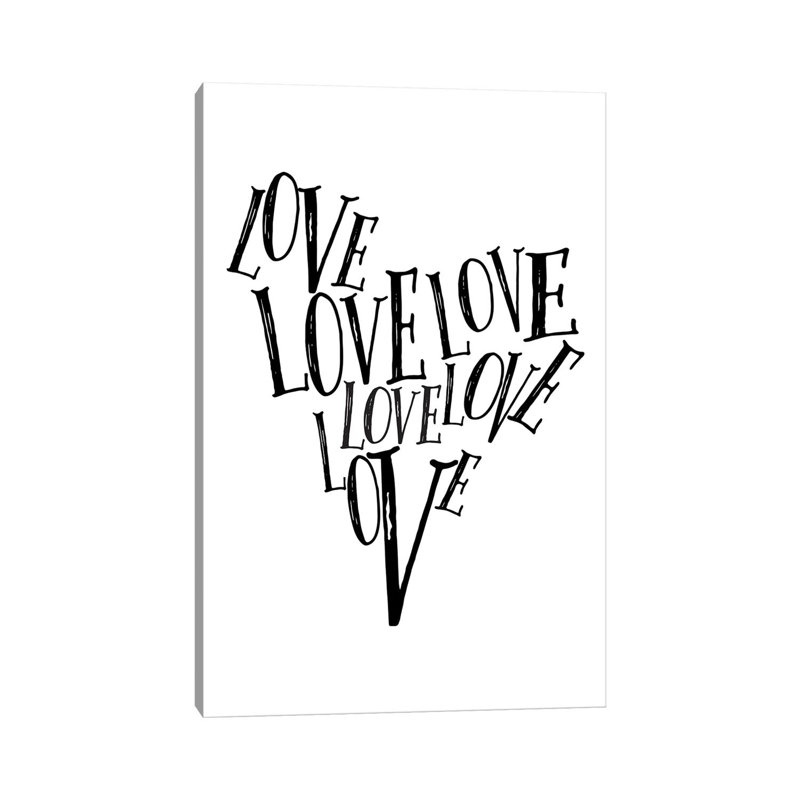 Love Heart by The Native State - Gallery-Wrapped Canvas Giclée on Canvas, Canvas, 20.32 cm H x 30.48 cm W